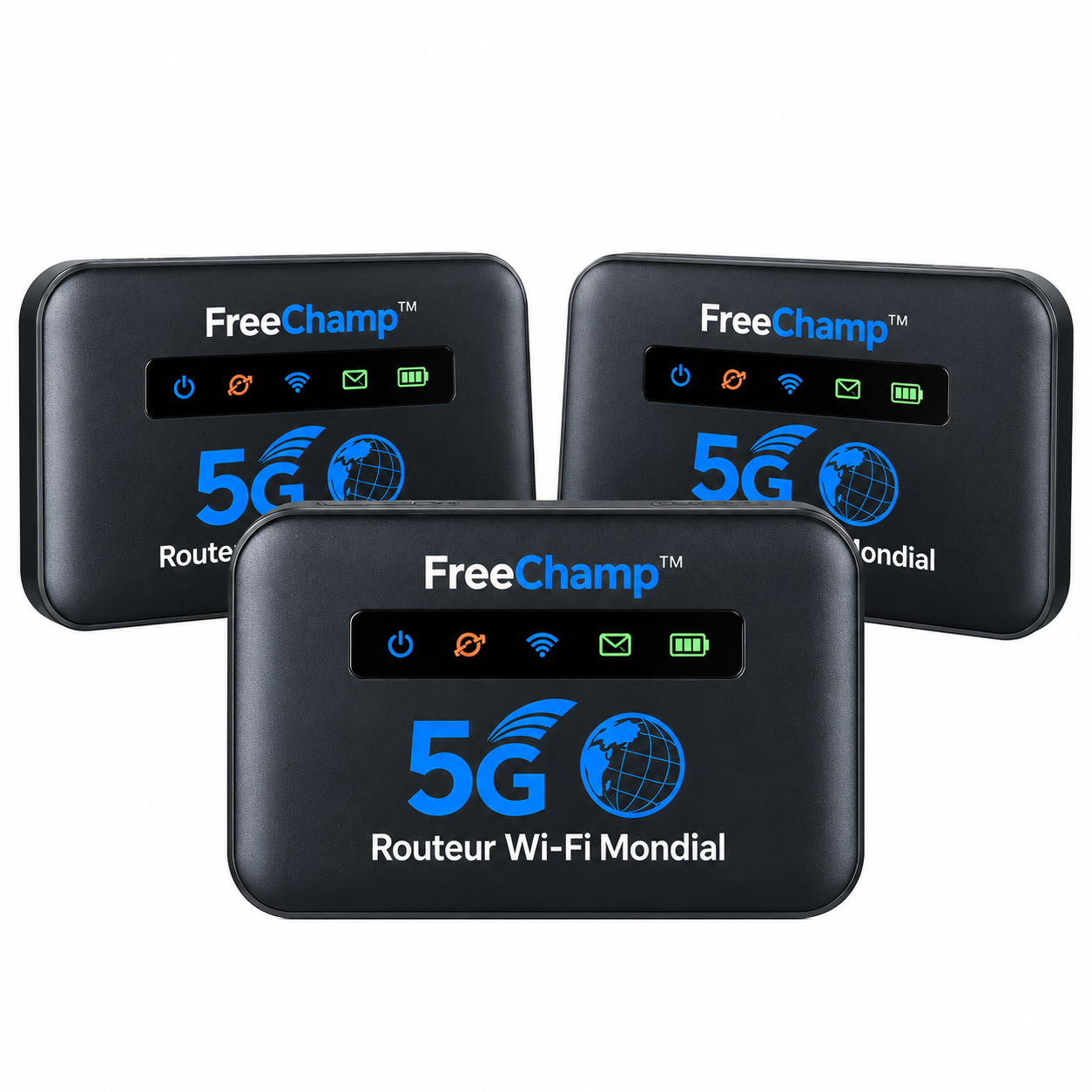 FreeChamp™ Routeur Wi-Fi Mondial | Débloquez un internet ultra-rapide dans plus de 150 pays en moins de 5 secondes !
