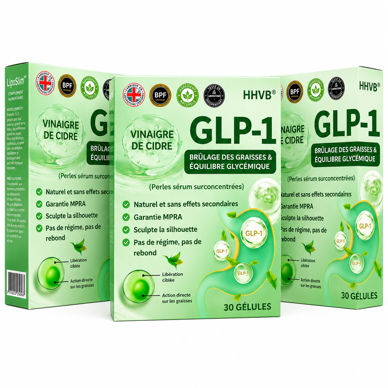 LipoSlim™ Perles Minceur GLP-1 | Brûle les graisses et équilibre le sucre en 10 minutes !
