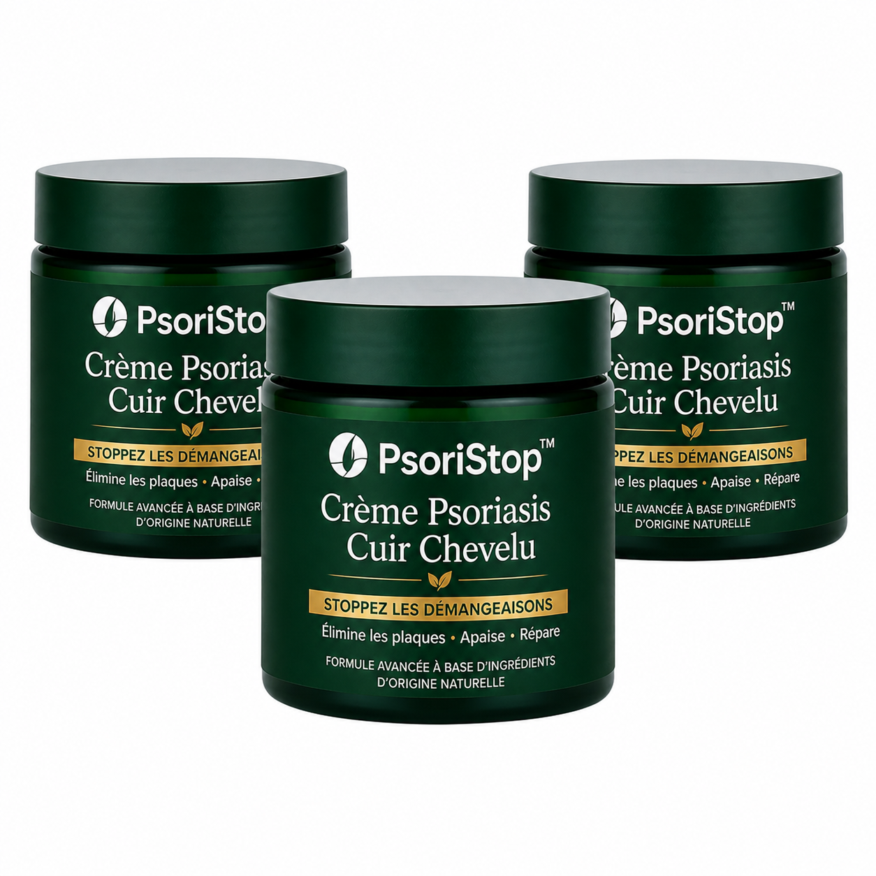 PsoriStop™ Crème Psoriasis Cuir Chevelu | Stoppez les démangeaisons et éliminez les plaques dès la 1ère utilisation !