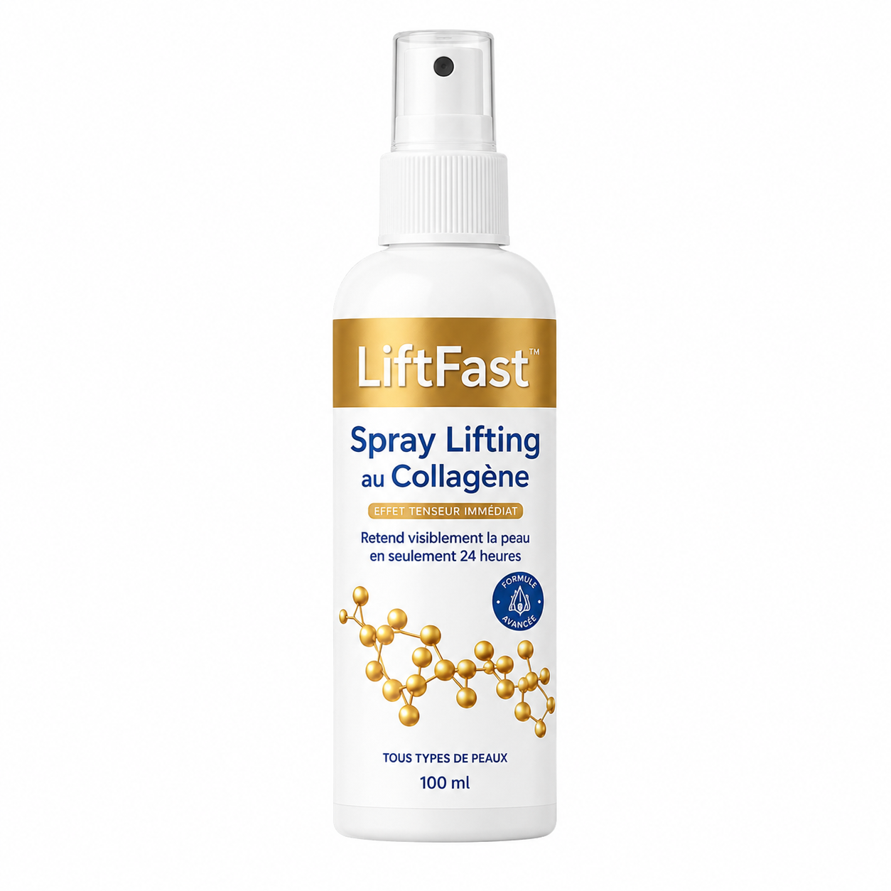 LiftFast™ Spray Lifting au Collagène | Retendez une peau relâchée en 24 heures chrono