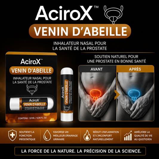 AciroX™ Inhalateur au Venin d’Abeille | Obtenez une érection dure comme l’acier en quelques minutes !