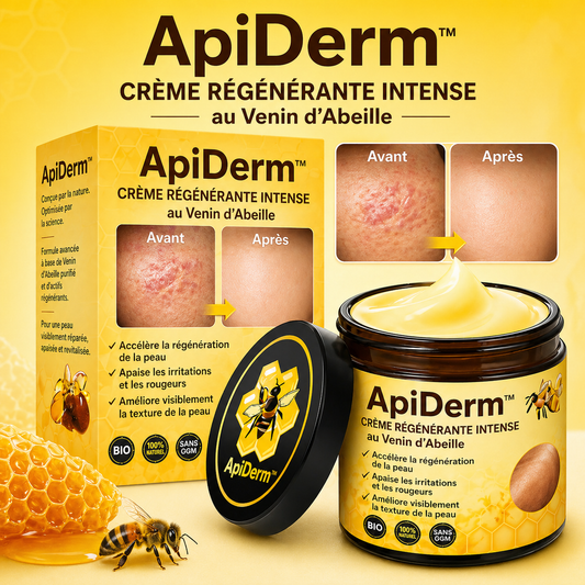 ApiDerm™ Crème Régénérante Intense | Répare et raffermit votre peau en 10 minutes !