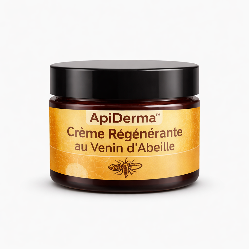 ApiDerma™ Crème Régénérante au Venin d’Abeille | Réparez votre peau et effacez les signes de l’âge en 3 minutes !