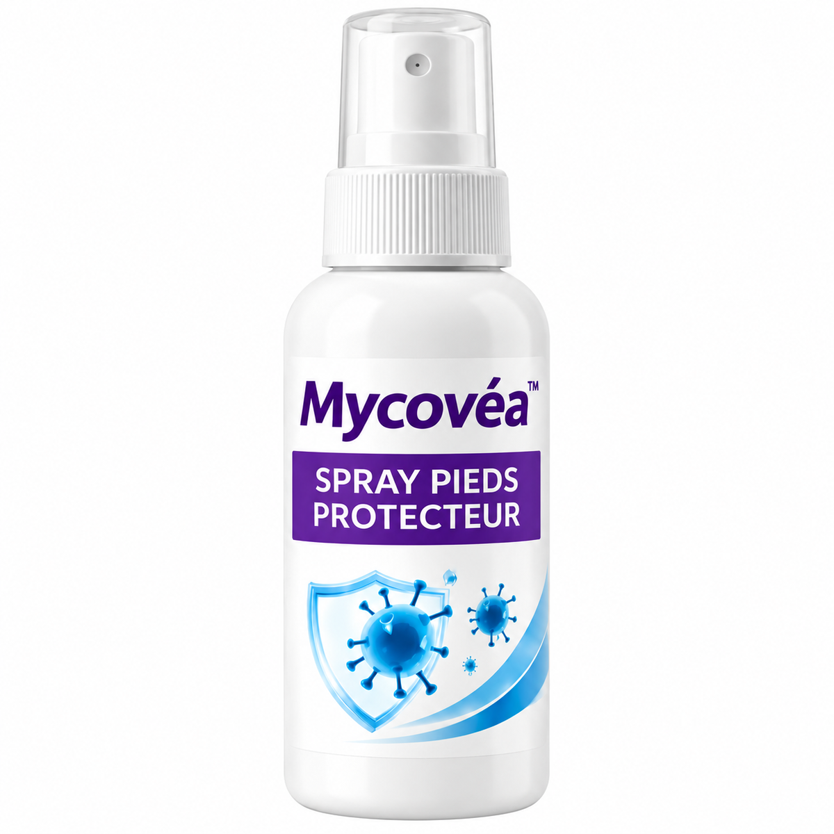Mycovéa™ Spray Pieds Anti-Mycose au Film Protecteur | Éliminez les champignons en 48h chrono !