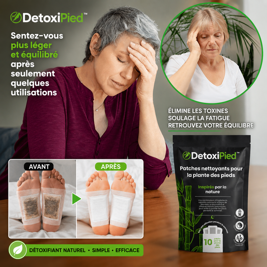 DetoxiPied™ Patchs détox pour les pieds | Sentez-vous plus léger et équilibré après seulement quelques utilisations !