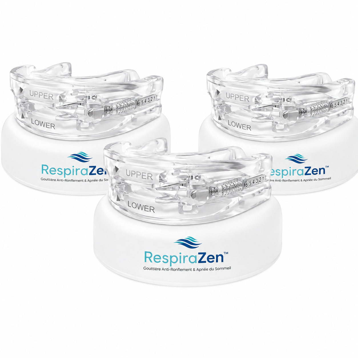 RespiraZen™ Gouttière Anti-Ronflement & Apnée du Sommeil | Libérez vos voies respiratoires dès la 1ère nuit !