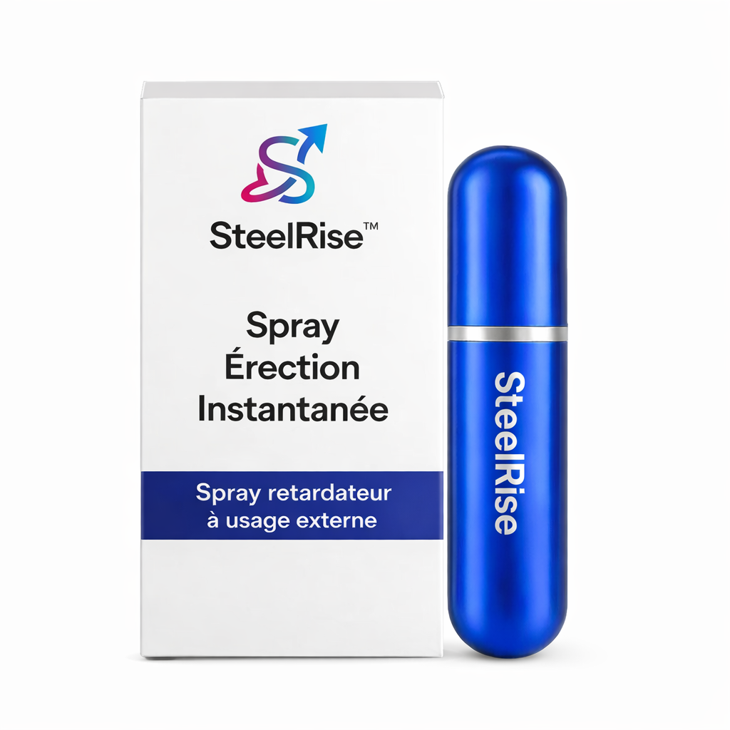 SteelRise™ Spray Érection Instantanée | Dure comme de l’acier en 3 minutes, sans pilules ni attente !