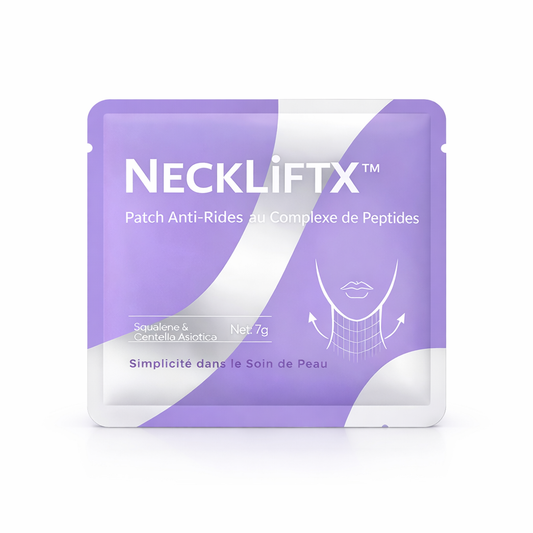NeckLiftX™ Patch Anti-Rides au Complexe de Peptides | Lissez le cou et effacez les rides en seulement 15 minutes !
