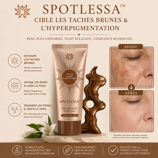 Spotlessa™ Masque Peel-Off Anti-Taches | Éliminez les taches brunes, resserrez vos pores et retrouvez un teint parfait dès 7 jours !