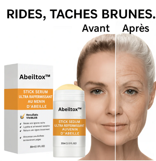 Abeiltox™ Stick-Lift Ultra-Raffermissant au Venin d’Abeille | Lisse les rides et lifte la peau en 5 minutes !
