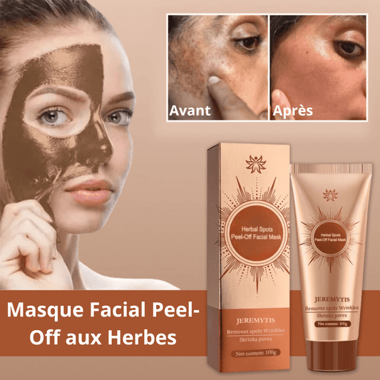Masque Facial Peel-Off aux Herbes pour les Taches | Élimine les taches de peau en 3 minutes!