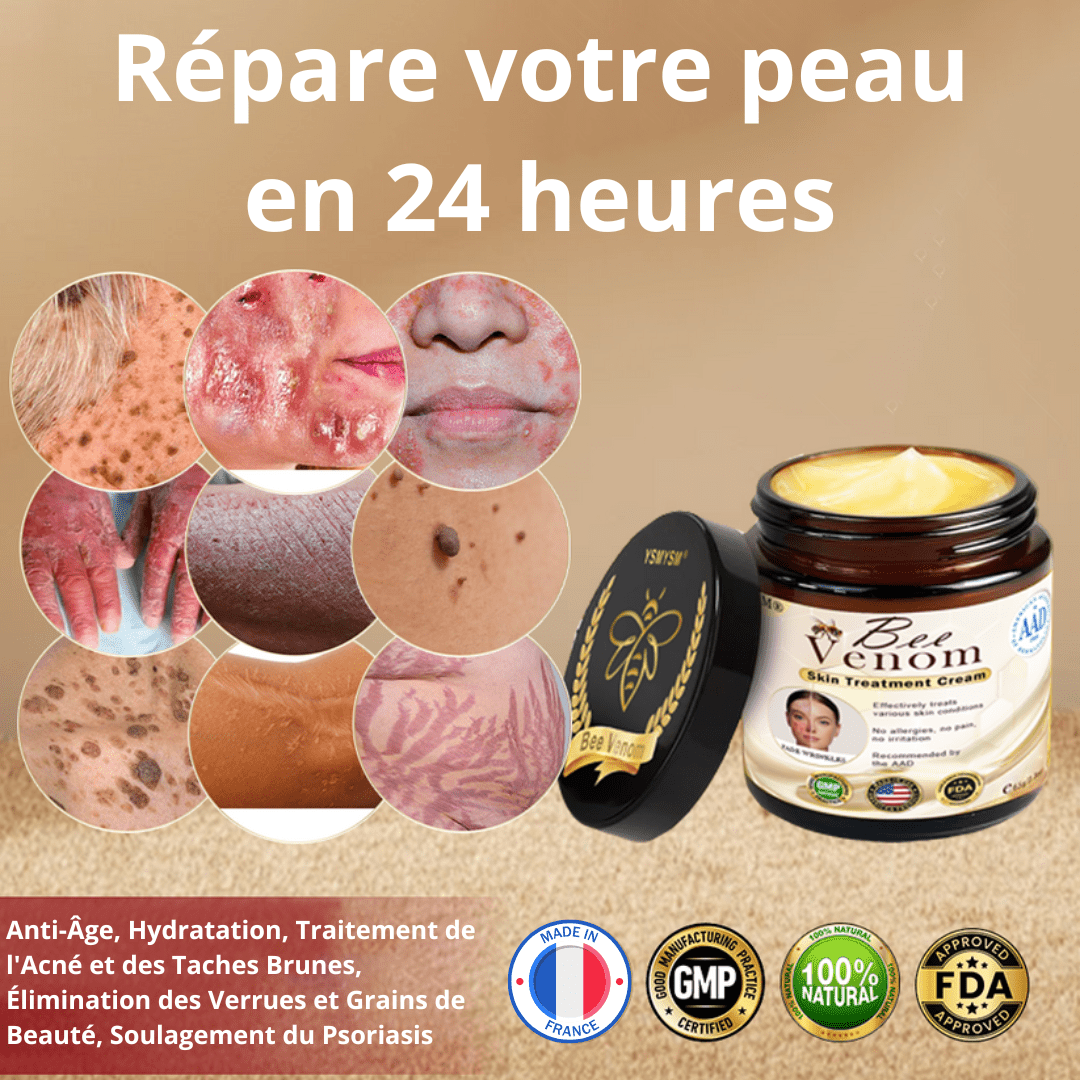 MyClinic™ Crème au Venin d'Abeille | Répare votre peau en 24 heures!