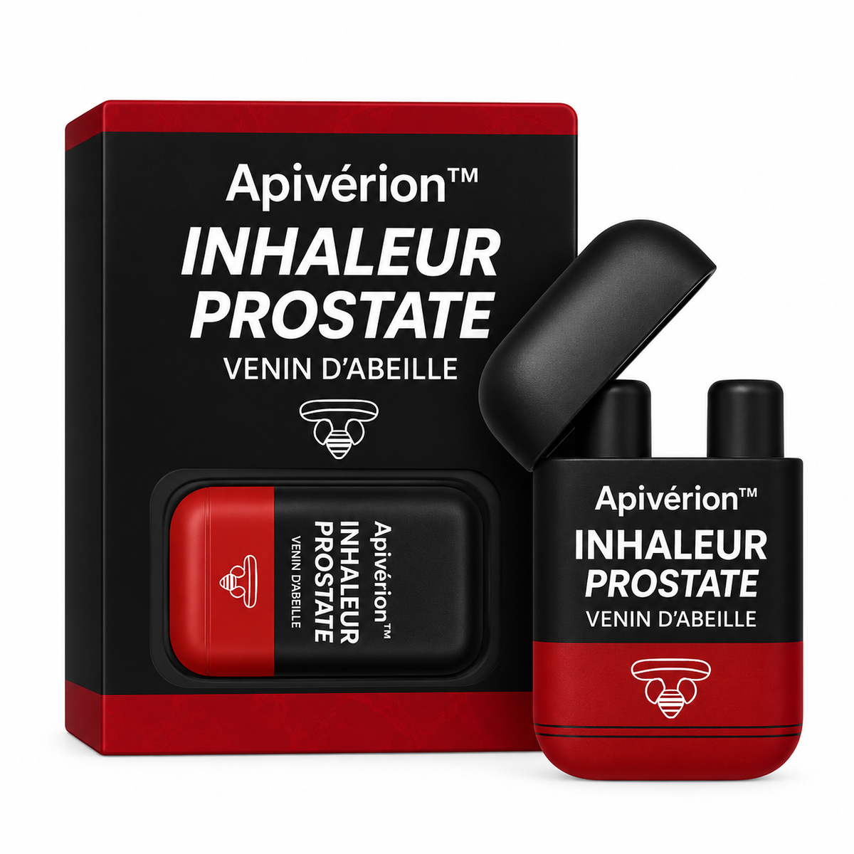 Apivérion™ Inhaleur Prostate au Venin d’Abeille | Retrouvez une érection ferme et immédiate en 3 minutes !