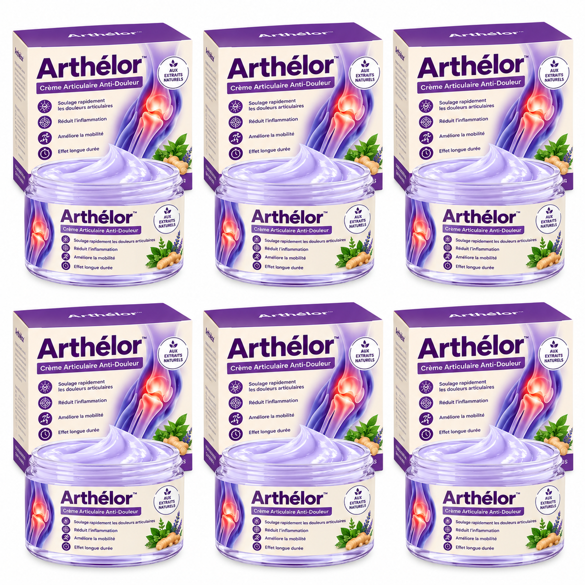 Arthélor™ Crème Articulaire Anti-Douleur | Élimine les douleurs articulaires jusqu'à 87 % en seulement 48 heures !