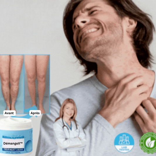 DémangeX™ Crème Anti-Démangeaisons | Éradique 93 % des démangeaisons en 1 minute – même en cas d’eczéma sévère!