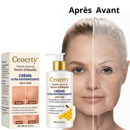 Ceoerty™ Crème Ultra-Raffermissante au Venin d'Abeille | Efface les rides en 5 minutes!