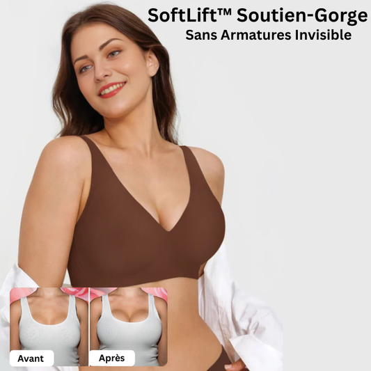 SoftLift™ Soutien-Gorge Sans Armatures Invisible | Remonte et galbe la poitrine sans douleur ni compression!