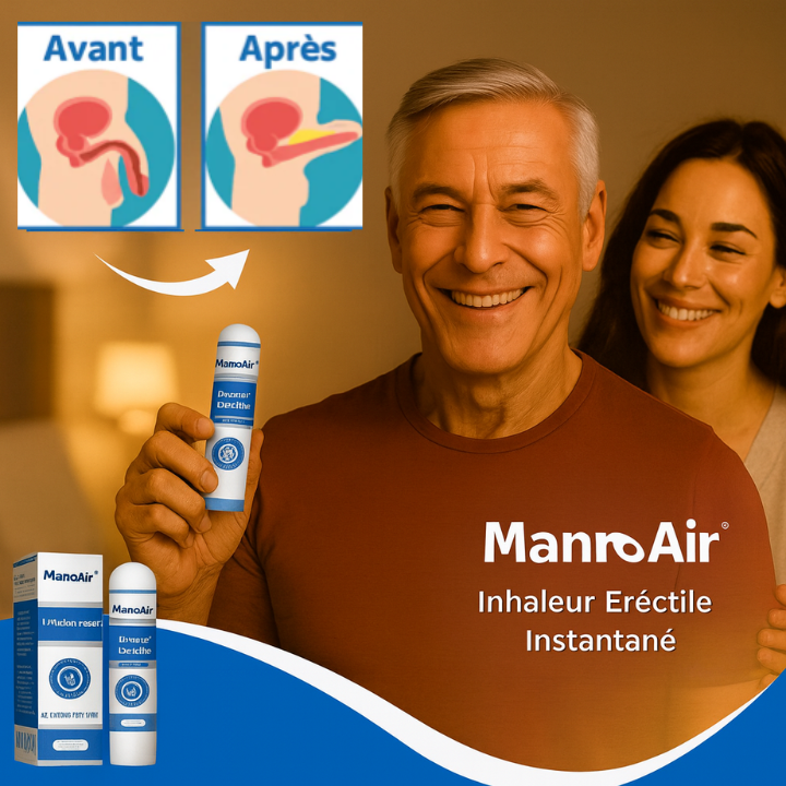 ManoAir™ Inhaleur Érectile Instantané | Obtenez une érection ferme en 5 minutes – sans pilules!