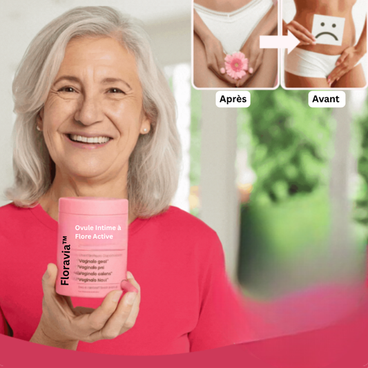 Floravia™ Ovule Intime à Flore Active | Supprime 94 % des odeurs vaginales en 48h chrono!