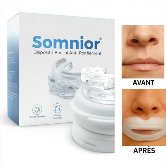 Somnior® Dispositif Buccal Anti-Ronflement | Stoppe le ronflement et l’apnée dès la 1ère nuit!