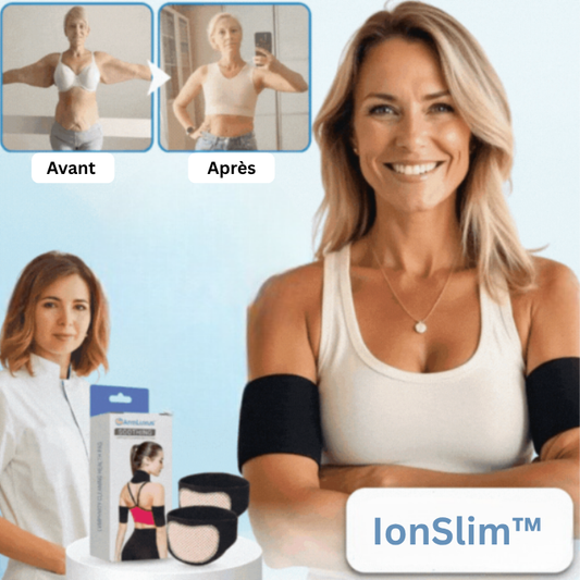 IonSlim™ Bande de Compression de Stimulation Ionique | Raffermit vos bras flasques en 5 jours chrono!