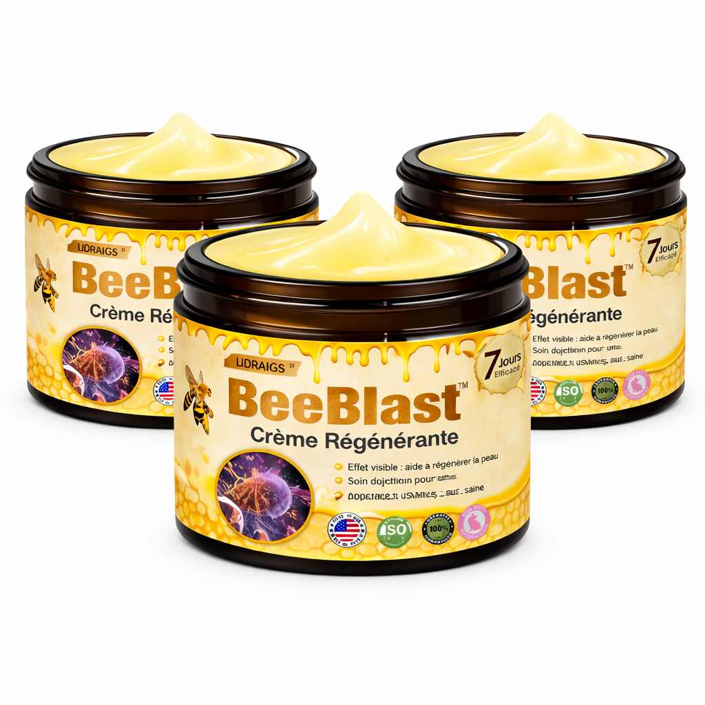 BeeBlast™ Crème Régénérante | Répare votre peau et élimine les rides en seulement 24 heures !