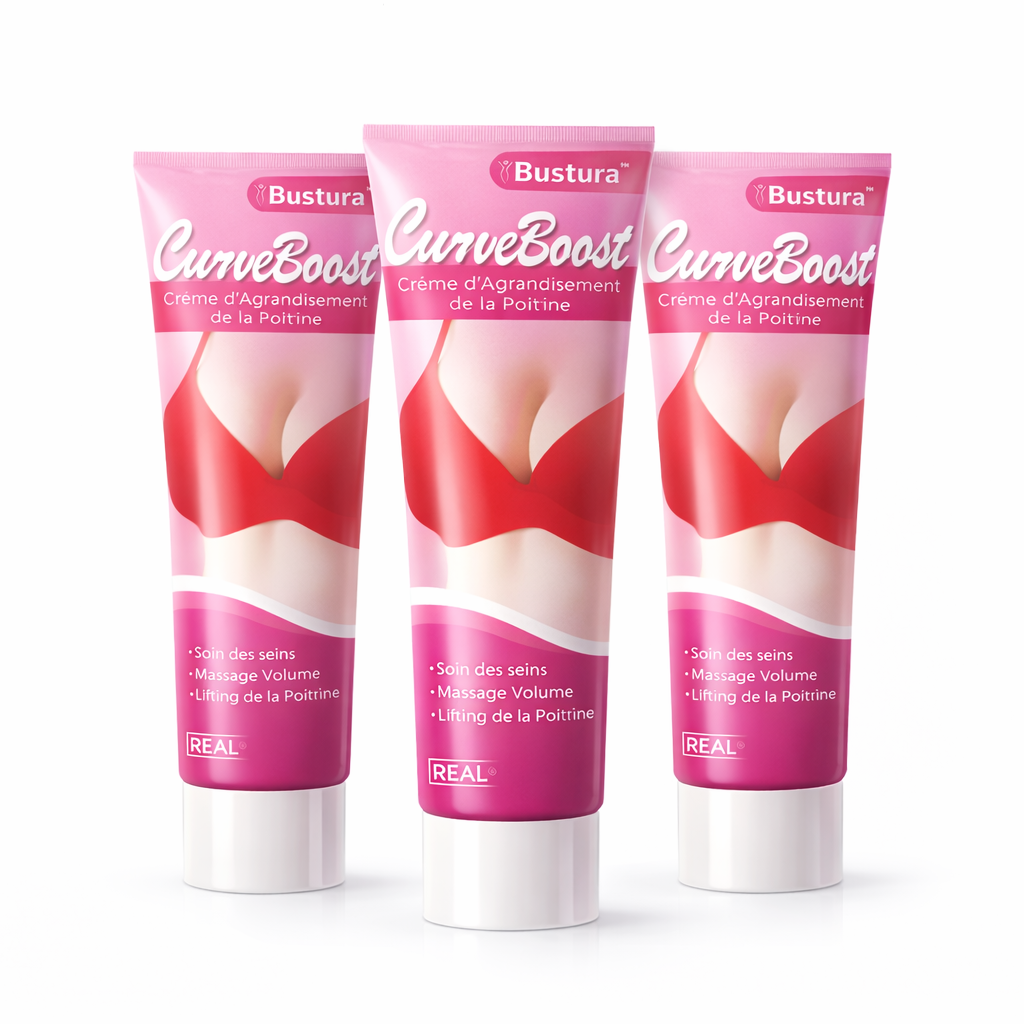 CurveBoost™ Crème Volume Intense | Augmente poitrine et hanches jusqu’à 73 % en 8 jours sans chirurgie !