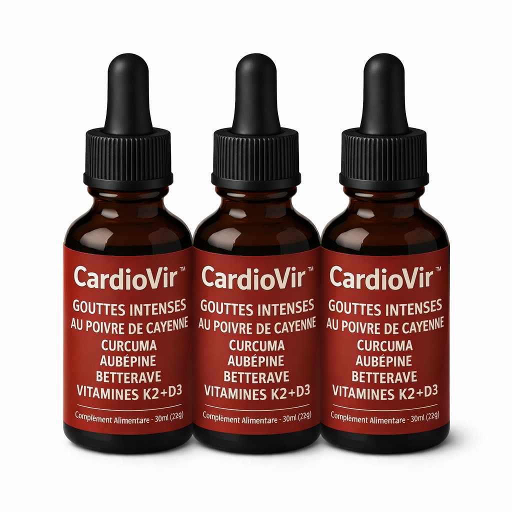 CardioVir™ Gouttes Intenses au Poivre de Cayenne | Déclenchez une érection ferme en 3 minutes !
