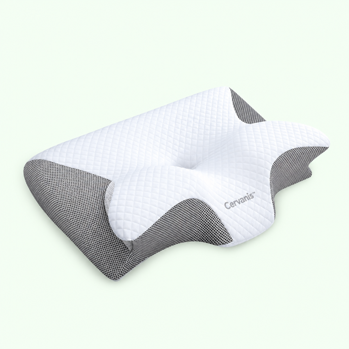 Cervanis™ Oreiller Cervical à Mémoire de Forme | Retrouvez des nuits sans douleurs en 3 minutes !