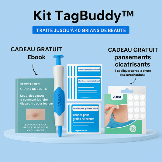 Kit TagBuddy™ | Élimine les acrochordons en 24 heures!