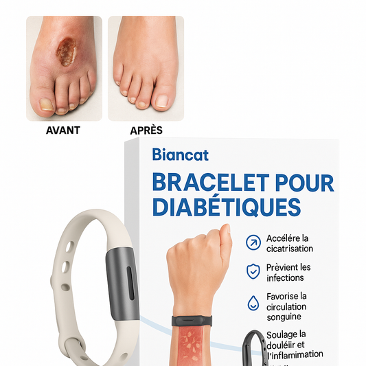 Biancat™ Bracelet pour diabétiques | Élimine l’excès de sucre dans le sang en 10 minutes!