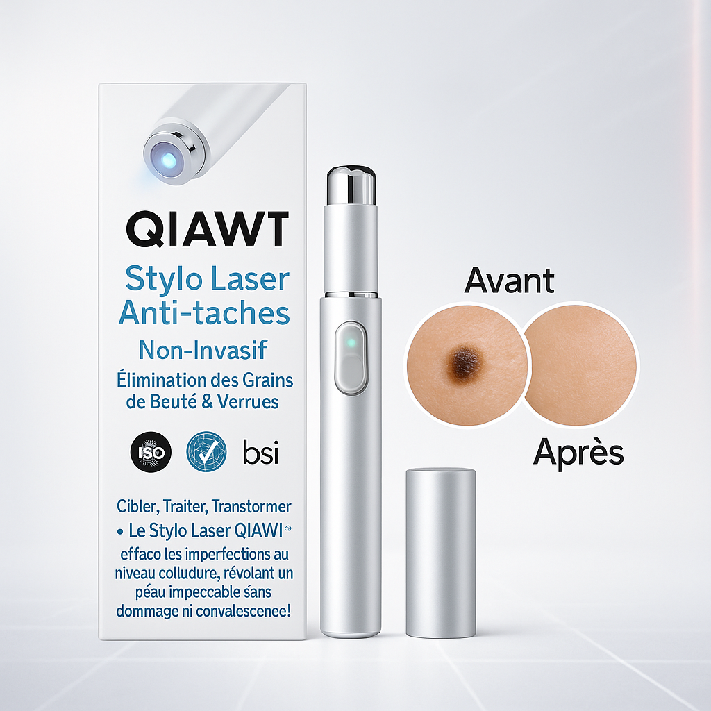 QIAWI™ Stylo Laser Anti-taches | Élimine les problèmes de peau en 3 minutes!