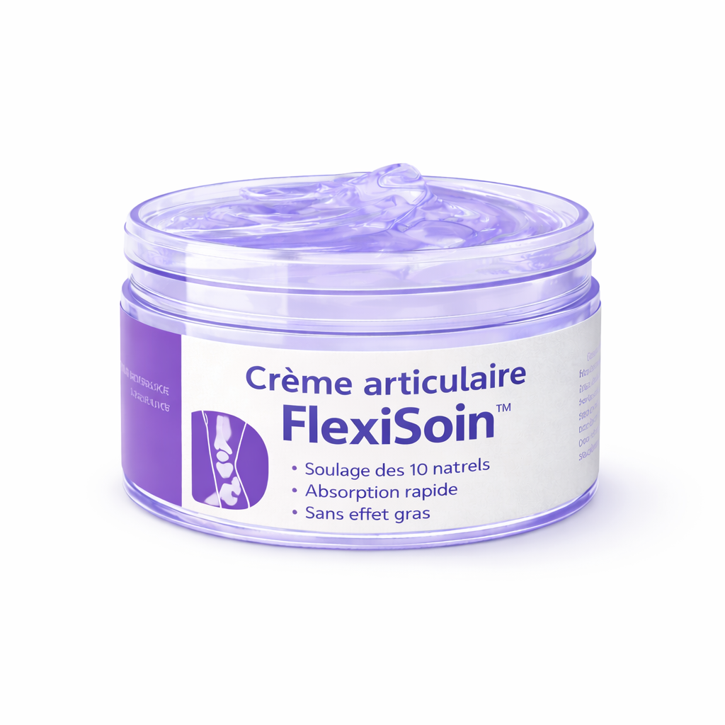 Crème articulaire FlexiSoin™ | Élimine les douleurs articulaires jusqu'à 87 % en seulement 48 heures !