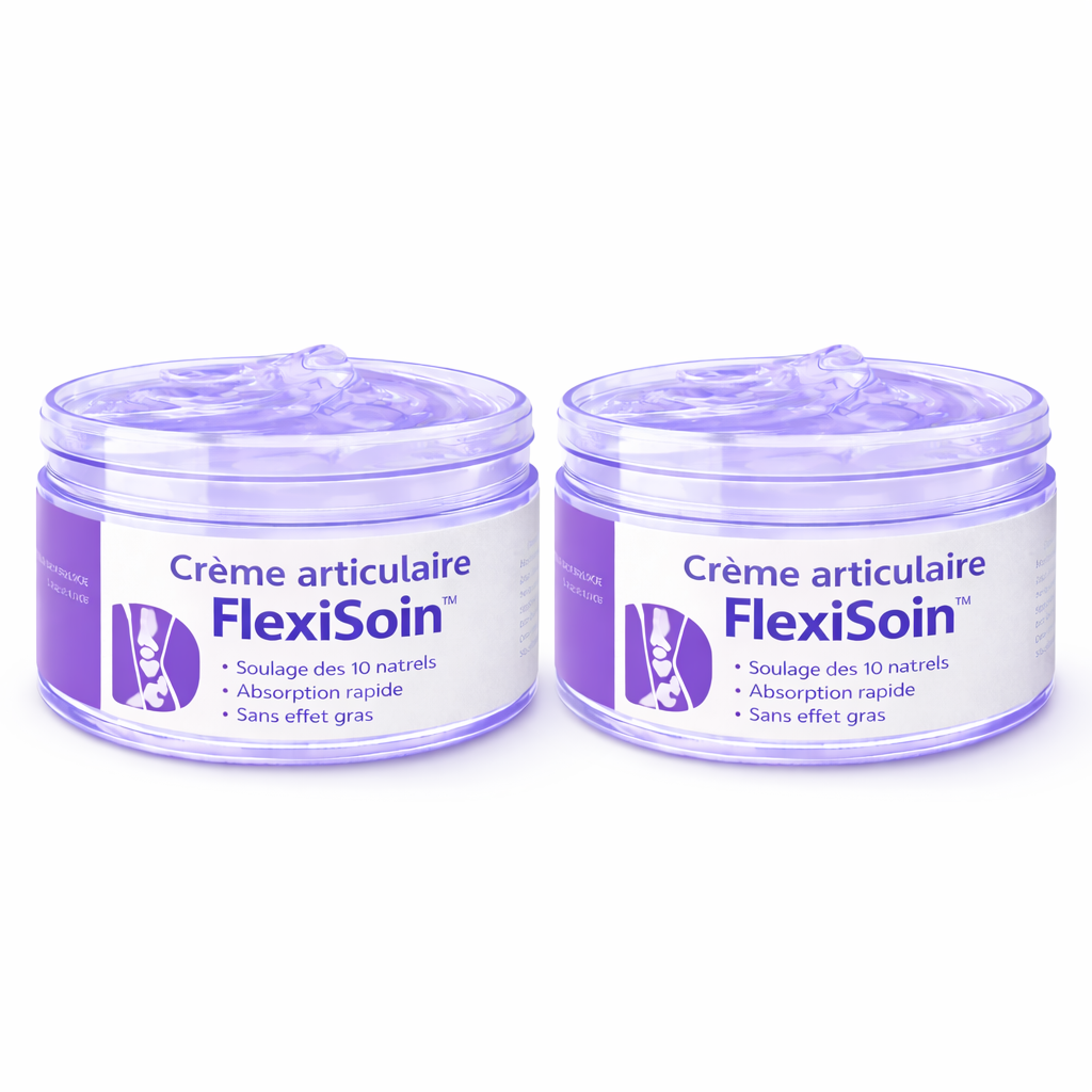 Crème articulaire FlexiSoin™ | Élimine les douleurs articulaires jusqu'à 87 % en seulement 48 heures !