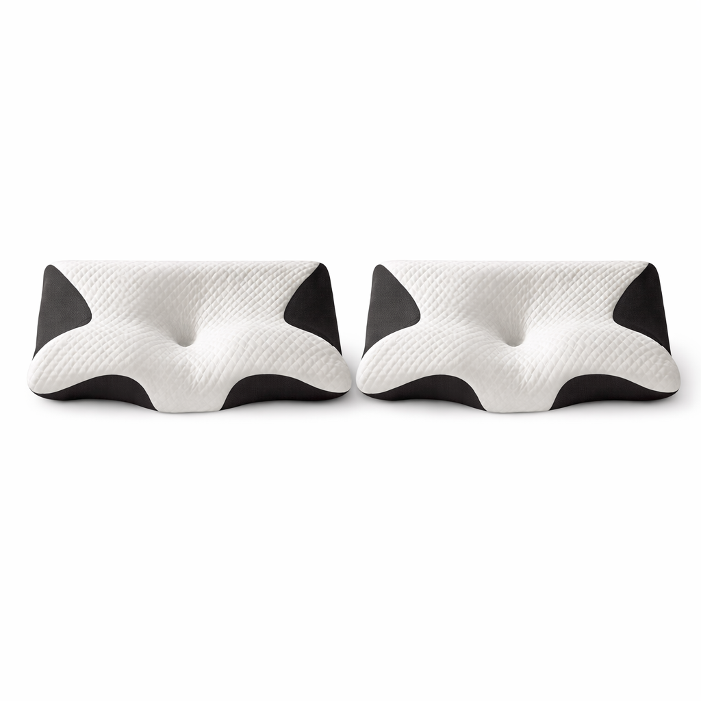 Dormélys™ Oreiller Orthopédique Anti-Ronflements | Dites adieu aux douleurs cervicales et retrouvez des nuits profondes dès la première nuit !