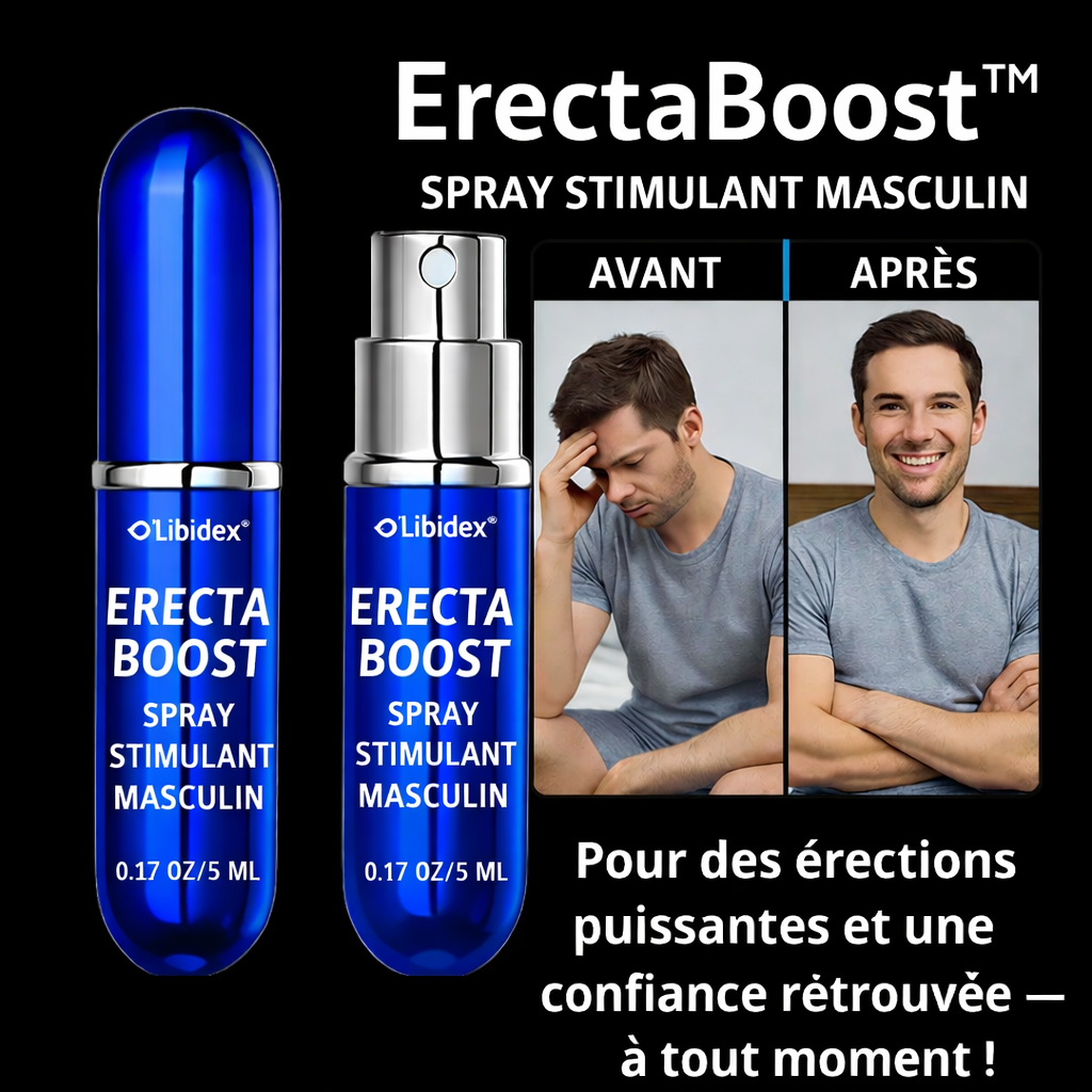 ErectaBoost™ Spray Stimulant Masculin | Retrouvez une érection puissante en 3 minutes !