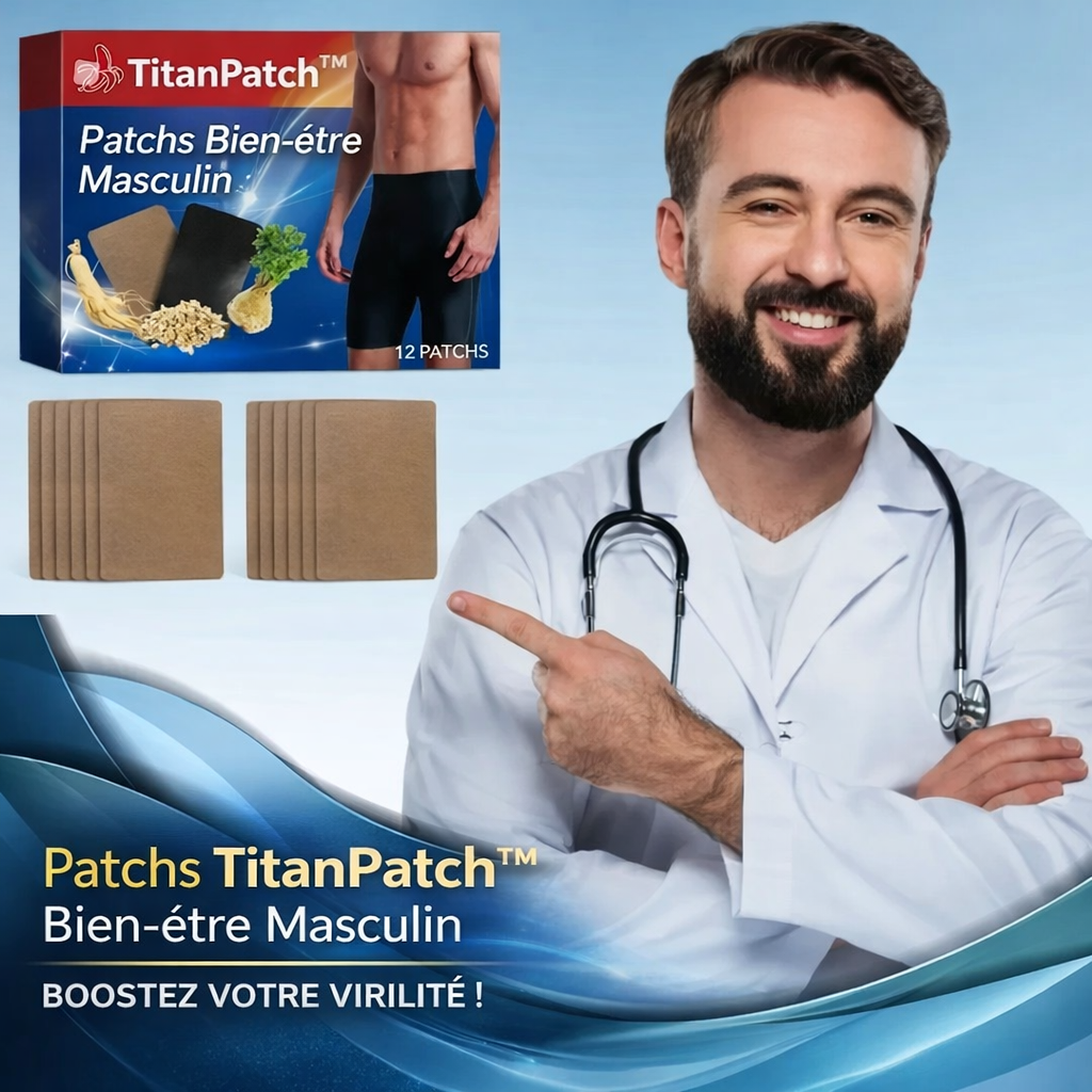 TitanPatch™ Patch Érection Instantanée | Plus dur, plus épais et plus long en seulement 3 jours chrono !