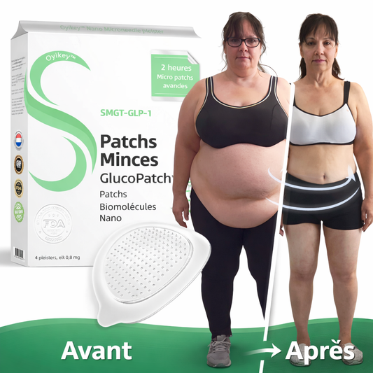GlucoPatch™ Patchs Minceur Nano Microneedle SMGT-GLP-1 | Élimine les toxines et fait perdre du poids en 10 minutes !