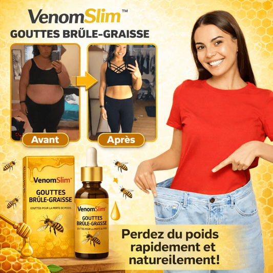 VenomSlim™ Gouttes Brûle-Graisse | Éliminez jusqu’à 2 kg de graisse en 3 jours, sans régime ni effort !