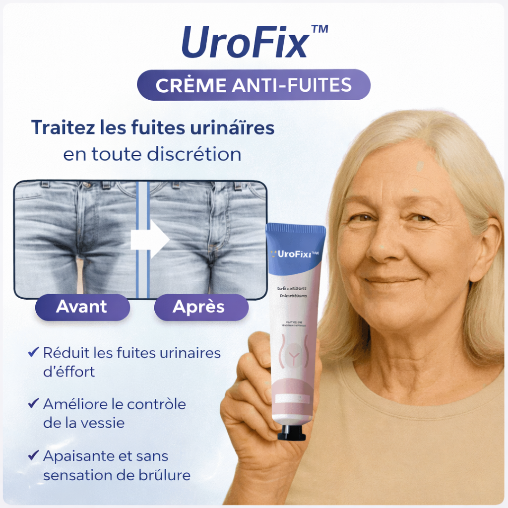 UroFix™ Crème Anti-Fuites | Stoppez les envies urgentes et retrouvez un contrôle total rapidement !