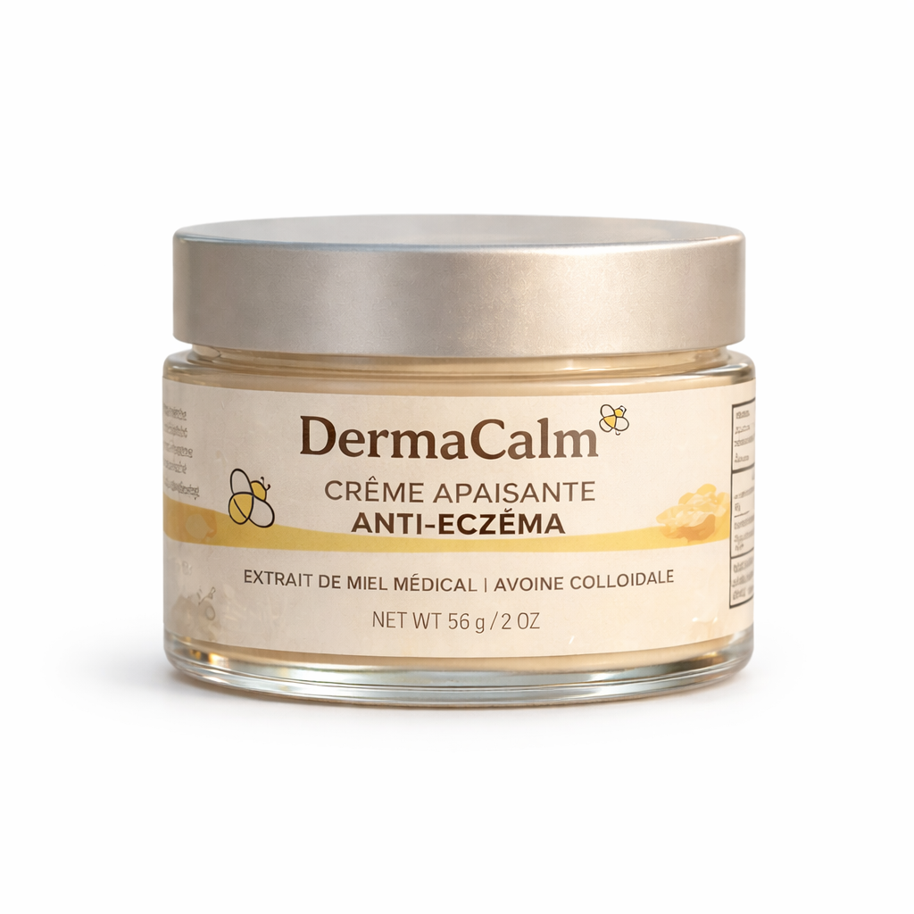 DermaCalm™ Crème Eczéma | Stoppez les démangeaisons et retrouvez une peau saine en quelques minutes !