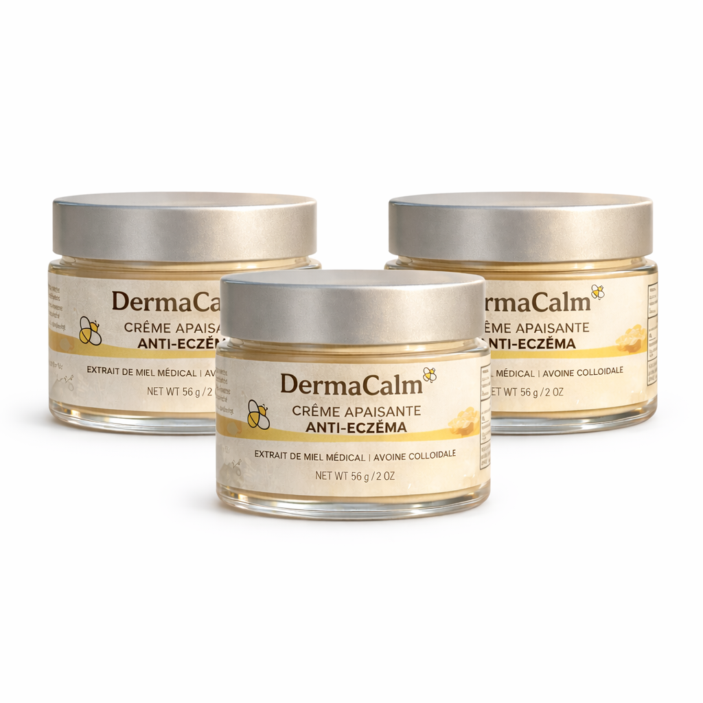 DermaCalm™ Crème Eczéma | Stoppez les démangeaisons et retrouvez une peau saine en quelques minutes !