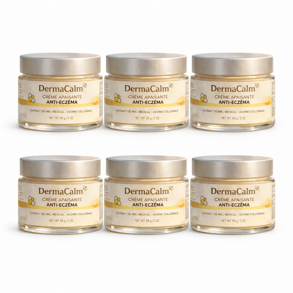 DermaCalm™ Crème Eczéma | Stoppez les démangeaisons et retrouvez une peau saine en quelques minutes !