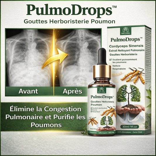 PulmoDrops™ Gouttes Pulmonaires | Libérez vos poumons et respirez librement en 5 minute !