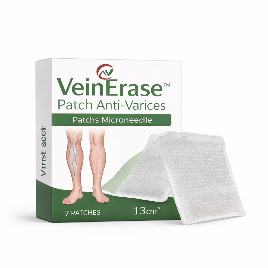 VeinErase™ Patch Anti-Varices | Éliminez les varices visibles et retrouvez des jambes lisses en 7 jours chrono !