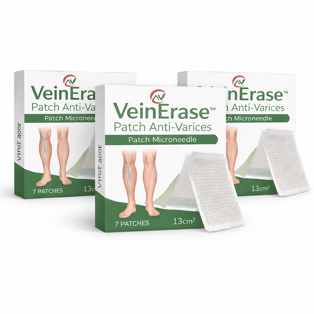 VeinErase™ Patch Anti-Varices | Éliminez les varices visibles et retrouvez des jambes lisses en 7 jours chrono !