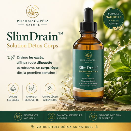 SlimDrain™ Solution Détox Corps | Drainez les excès, affinez votre silhouette et retrouvez un corps léger dès la première semaine !