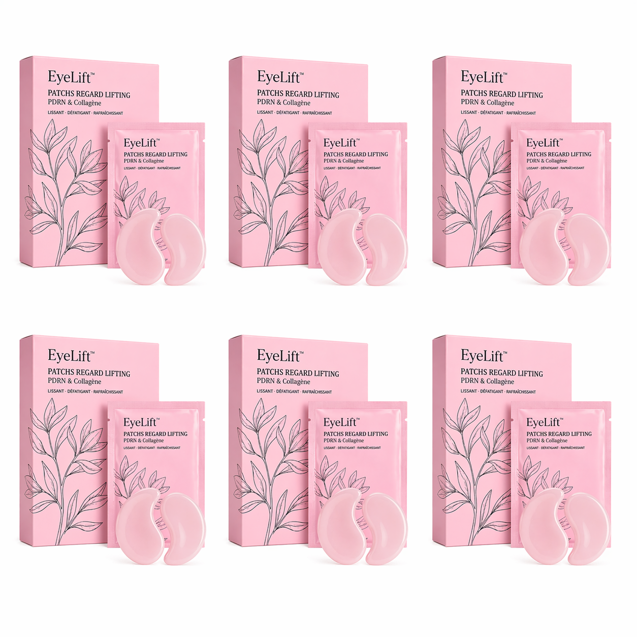 EyeLift™ Patchs Regard Lifting | Lissez les rides, ouvrez votre regard et effacez les signes de fatigue en quelques minutes !