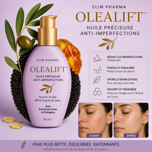 OleaLift™ Huile Précieuse Anti-Imperfections | Supprimez rides, cicatrices et taches en 14 jours pour une peau parfaite !