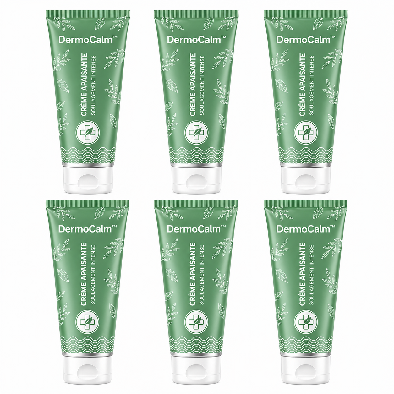 DermoCalm™ Crème Apaisante | Élimine les rougeurs, brûlures et odeurs en 24h chrono !
